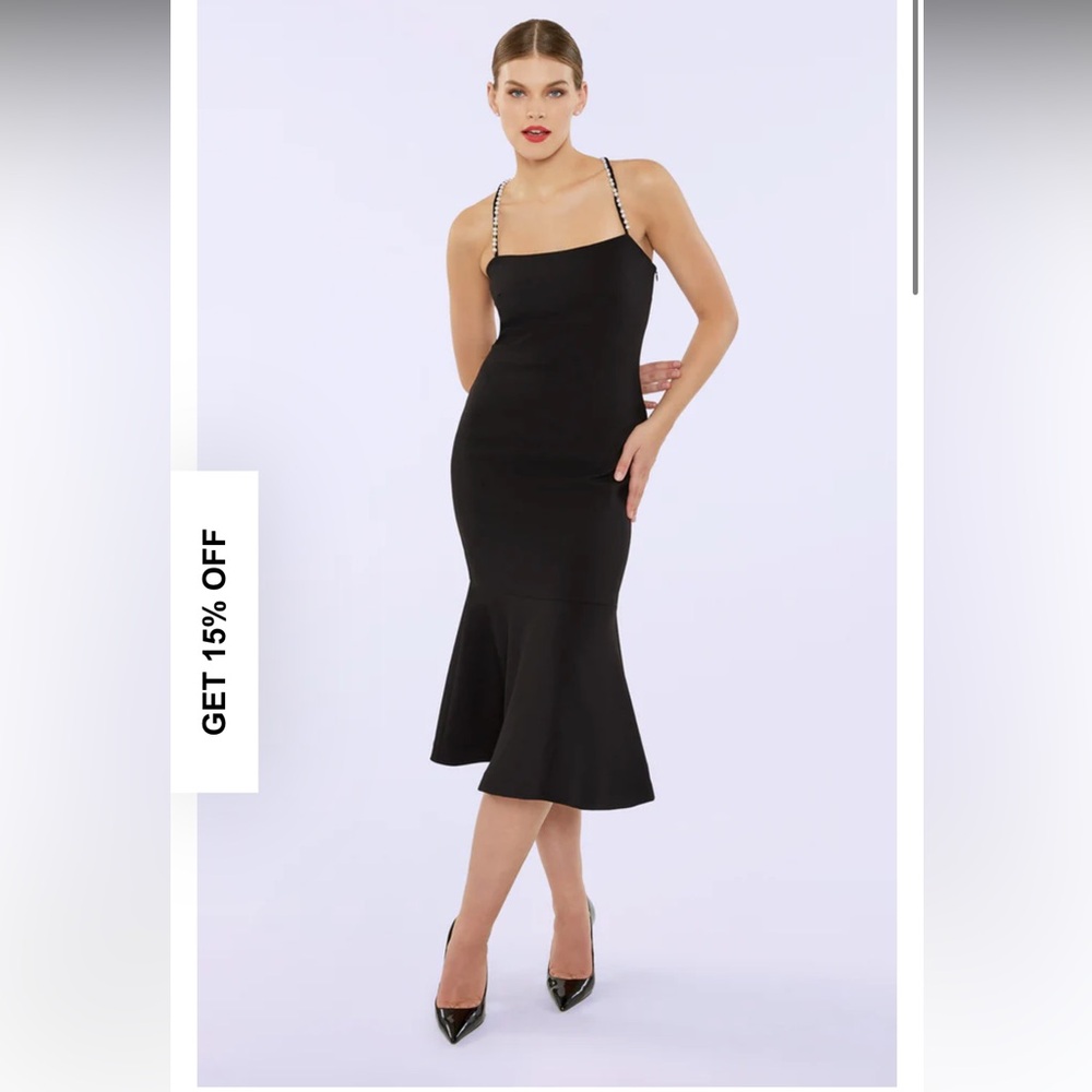 NWT Likely RAMOS DRESS - Black with pearl- Size 2